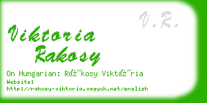 viktoria rakosy business card